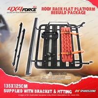 135x125cm Roof Rack Flat Platform Kit Awning Recovery Board for VW Amarok 10-23