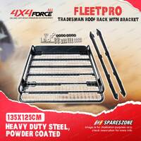 135x125cm Fleetpro Steel Tradesman Roof Rack with Bracket for Ford Ranger T7
