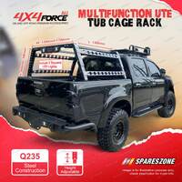 4X4FORCE Multifunction Ute Steel Tub Cage Rack for Universal Dual Cab Models