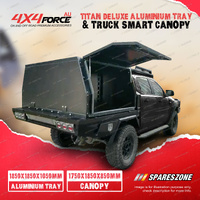 Aluminium Canopy 1750x1850x850mm & Tray 1850x1850x1050mm for Holden Rodeo Dual