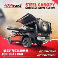 Canopy Dual Wheel Carrier Drop Down Ladder for Ford Ranger PX I II III Dual Cab