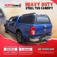 4X4FORCE Ute HD 200KG Steel Tub Canopy Load for Toyota Hilux Dual Cab 05-On