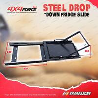 4X4FORCE Steel Drop Down Fridge Slide for Tray Pickup Storage Solutions Outdoor