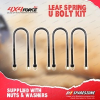 4 Pcs Rear Leaf Spring U-Bolts for Holden Rodeo R7 R9 TFS TFR KB2 KB4 KD2 KD4