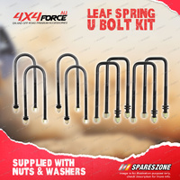 8 Pcs Front + Rear Leaf Spring U-Bolts for Daihatsu Rocky Tray Back F77P F77R