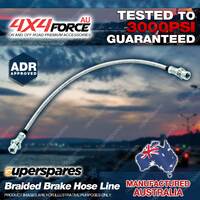 1 Rear Braided Chassis to Axle Brake Hose Line for Mitsubishi Pajero NJ NK NL