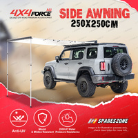 4X4FORCE 2.5mx2.5m Semi Automatic Side Awning Universal Cars 4WD Waterproof