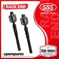 2 Pcs 555 Rack Ends for Nissan Navara D40 Pathfinder R51 2.5L 3.0L 4.0L 05-15