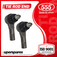 2 Pcs 555 Outer Tie Rod Ends for Mazda BT50 B2500 B3000 UN 2.5L 3.0L 2006-2011