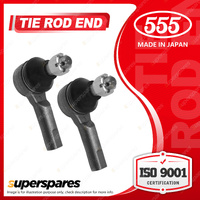 2 Pcs Japan 555 Inner Tie Rod Ends for Nissan Navara Datsun D22 1997-2015