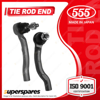 2 Pcs Japan 555 Tie Rod Ends for Nissan Navara D40 Pathfinder R51 2005-2015