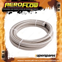 Aeroflow 100 Series Stainless Steel Braided Hose 4.5M/14ft 9-3/16" -6 AN