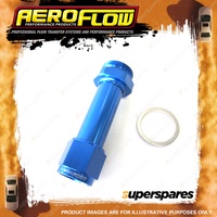 Aeroflow Female Carburettor Adapter -8 suit Holley Blue Includes washer