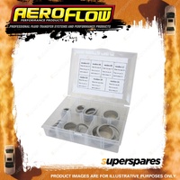 Aeroflow Brand Aluminium Crush Washers -3 To -16AN Kit 10 Of Each Size