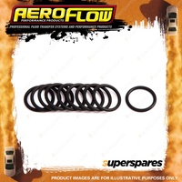 Aeroflow Rubber O-Rings suit -4AN 9mm 23/64" I.D 13mm 1/2" O.D - Pack of 10