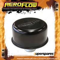 Aeroflow Black Valve Cover Breather Push In Style No Spout W/Logo