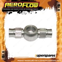 Aeroflow Banjo Fitting Double Ends 11.2mm 7/16" To -3 PTFE Hose Fitting
