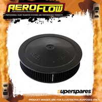 Aeroflow Black Air Filter Assembly Air Cleaner 1-1/8" X 14"X 3" 5-1/8" Neck