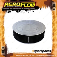 Aeroflow Chrome Air Filter Assembly Air Cleaner 1-1/8" X 14"X 4" 5-1/8" Neck