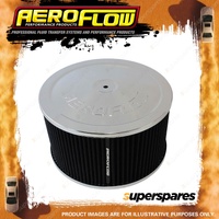 Aeroflow Chrome Air Filter Assembly Air Cleaner 9" X 5" 5-1/8" Neck Washable
