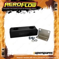 Aeroflow Brand Fuel Block Log Type -8Orb Black 2 X-8 Side 2X -8 Top