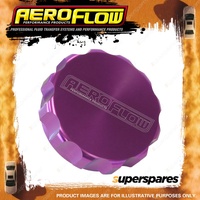 Aeroflow Brand Replacement Billet Cap Suits -32 Base Purple Anodised