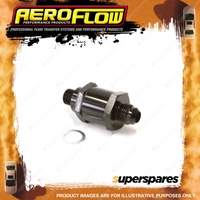 Aeroflow Brand Efi Fuel Pump Check Valve -6 AN M12X1.5mm Black Finish