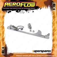 Aeroflow Brand Billet Throttle Cable Bracket 4150 Style Chrome Finish