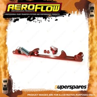 Aeroflow Brand Billet Throttle Cable Bracket 4500 Style Red Finish