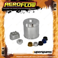 Aeroflow Spin On Reusable Billet Oil Filter Polished Suits 3/4" And 13/16"