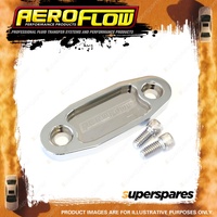 Aeroflow Billet Fuel Pump Block-Off Plate - Chrome for Ford 302-351 Cleveland
