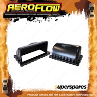 Aeroflow Brand Burst Panel Deflector Shield Hard Anodised Black Finish