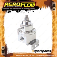 Aeroflow 2-Port 1200Hp Billet Fuel Pressure Regulator 30-120Psi Polished