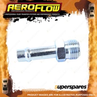 Aeroflow Straight Holley / Stromberg Inlet Fitting 5/8" -18 Thread To 3/8" Barb