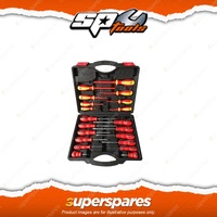 888 Series 20Pcs Screwdriver Set - VDE Insulated Slotted Phillips Cr-V Steel