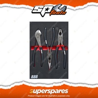 888 Series 3Pcs Plier / Cutter Set In Eva - Combination Long Nose Plier Durable