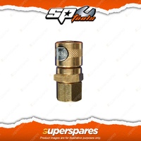 SP Tools Scorpion 1/4" Female Thread Carded Coupler - Jamec Style Fitting Brass