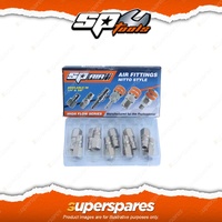 SP Tools Scorpion 10Pcs 1/4" Female Plug Box - Nitto Style Resistant and Durable