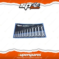 SP Tools 12Pcs Gear Drive ROE Spanner Set - 0 Degree Offset SAE Wrench Cr-V
