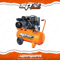 SP Tools 2.5Hp Belt Drive Air Compressor - V-Twin Cast Iron Portable 60L Tank
