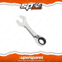 SP Tools 5/16" Gear Drive ROE Quad Drive Spanner - SAE Stubby 15 Deg Offset Cr-V
