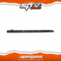 SP Tools 16Pcs 1/2" Drive Socket Rail - Empty Twist Lock Magnetic Back Plate