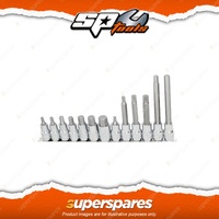 SP Tools 13Pcs 1/2" Drive Long Short Inhex Spline Rail Set - Metric Cr-V Steel