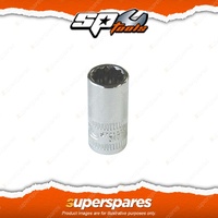 SP Tools 1/4" Drive Socket - 4mm 12 Point Metric Tough Triple Chrome Finish
