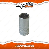SP Tools 1/4" Drive Socket - 9mm 12 Point Metric Tough Triple Chrome Finish