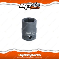SP Tools 1/2" Drive Impact Socket - 18mm 6 Point Metric Flat Drive Tech Cr-Mo