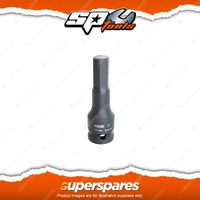 SP Tools 1/2" Drive Inhex Impact Socket - 1/2" SAE Hex Bit Long Shaft Cr-Mo