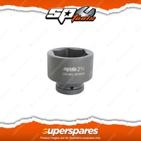 SP Tools 1&quot; Drive Impact Socket - Size 11/16&quot; 6 Point SAE Flat Drive Tech Cr-Mo