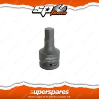 SP Tools 1" Drive Inhex Impact Socket - Size 30mm Metric Individual Hex Bit