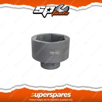 SP Tools 2-1/2" Drive Impact Socket - Size 75mm 6 Point Metric Individual Cr-Mo